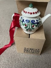 Emma Bridgewater Tiny Mistletoe Teapot Decoration BNWT