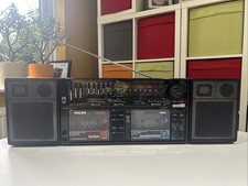 Phillips D8458/35R Tandem Radio Boombox Fully Working. Serviced.