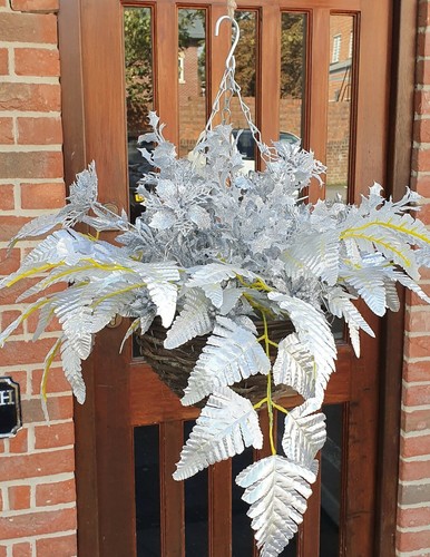 Christmas hanging basket - christmas,