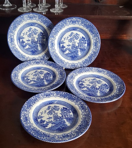 English ironstone willow - ironstone,