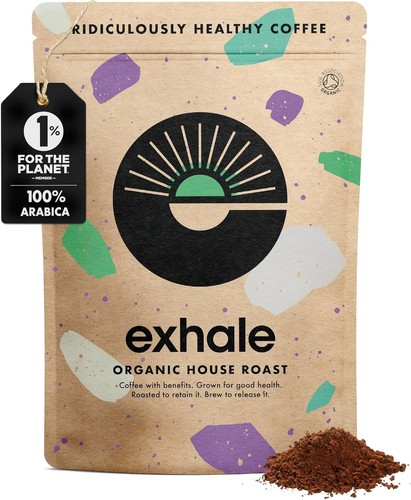 Exhale organic ground coffee - exhale,