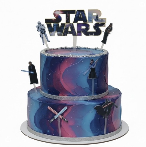 Birthday cake toppers star - cake,