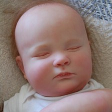 Realborn Reborn Chubby Baby Joseph Asleep 3 Month Sleeping Doll Boy 10 lb
