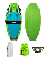 2022 Jobe Slash Kneeboard Package Green | Inc. Rope, Bag, Vest etc