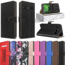 For DORO 1380 Case, Slim Leather Wallet Flip Shockproof Stand Phone Cover