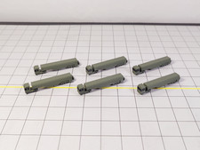6x Military FUEL BOWSER TANKER TRUCKS (Rotating) Airport GSE Vehicle 1:400 Scale
