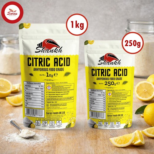Shankh citric acid 1kg 250g - shankh,