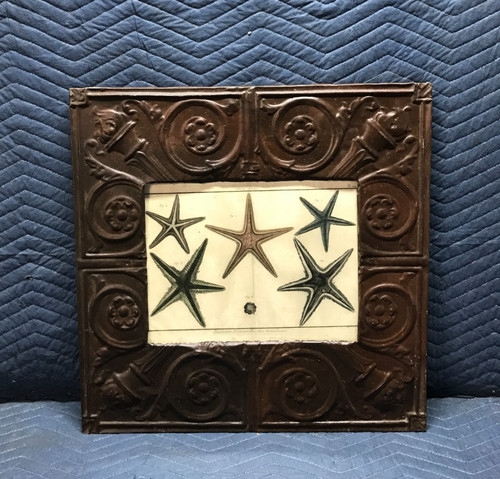 Antique tin ceiling metal - antique,