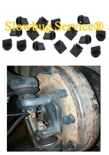 VW BEETLE BEETLE KARMANN GHIA T2 T3 - BRAKE SHOE INSPECTION PLUGS