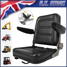 Universal Adjustable Suspension Seat Tractor Dumper Forklift Mower Plant Digger-