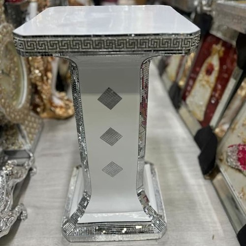 Venetian mirrored table stand - venetian,