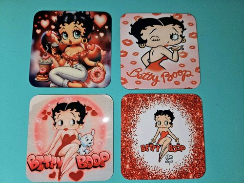 Betty boop set four drinks - of,