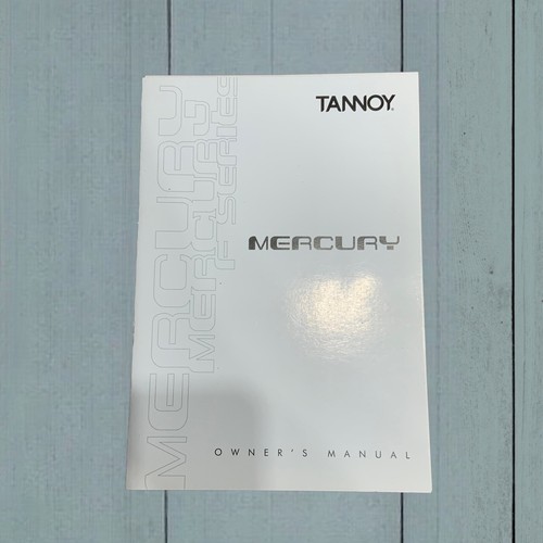Tannoy mercury series - tannoy,