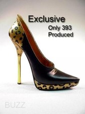 Maneater Black & Gold Leopard Man Eater LE Only 393 Made WOW Just the Right Shoe