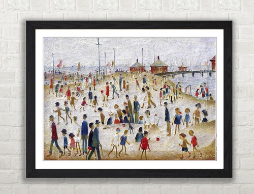 Lowry lytham pier print - ,