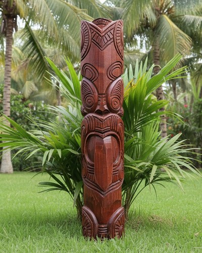 Māori inspired tribal tiki - māori,