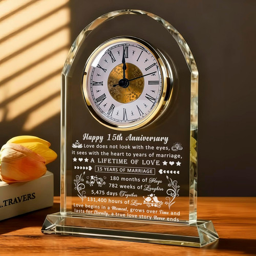 Year anniversary clock - year,
