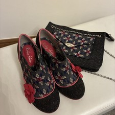 Ruby Shoo Donna Black Silver