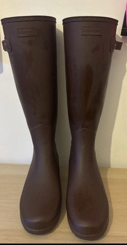 Hunter original tall brown - hunter,