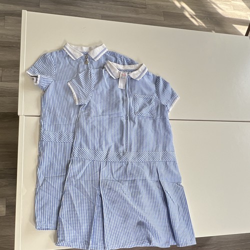 Girls blue white - f&f, gingham