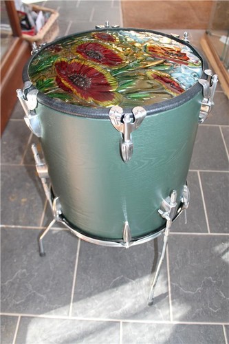 Recycled floor tom - recycled, table