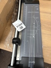 Rotary Paper Trimmer Cutter A3 Guillotine with Guide Marks Rubber Feet-Bent rail