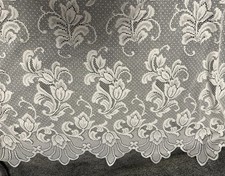 42” Vintage White Lace Net