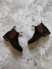 RM Williams Boots Chelsea Suede Brown Rare Men's size 8G