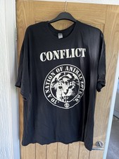 CONFLICT T-SHIRT 3XL Punk