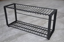 Black Metal DVD Storage Holder