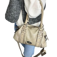 FOSSIL distressed cowhide