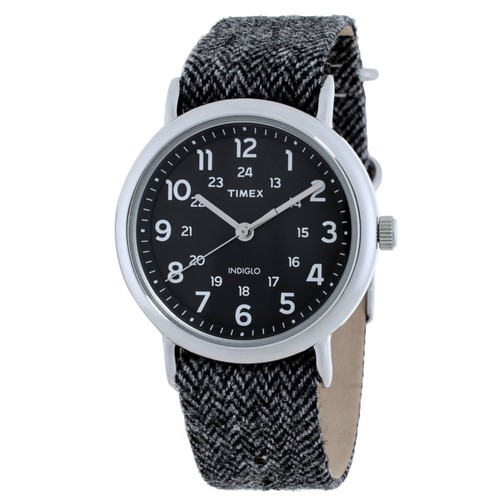 Timex weekender quartz black - timex,