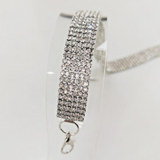 Silver Diamante Chain Waist