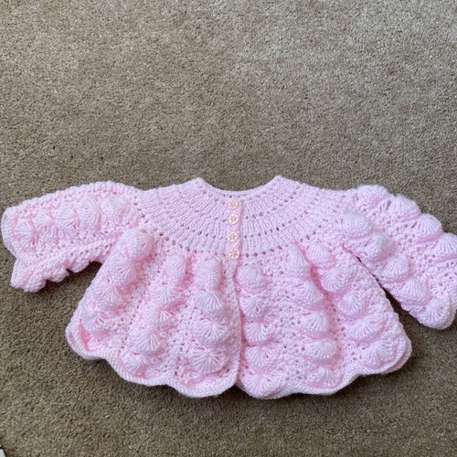 Hand knitted pink - hand, baby