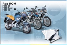 2000-2007 BMW F650CS Scarver / F650GS / F 650 GS Dakar RepROM Service Manual CD