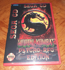 MORTAL KOMBAT - PSYCHO RFG EDITION! SEGA MEGA CD - PAL/NTSC - RED CASE + INLAY