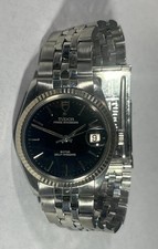 Rolex Tudor Prince OysterDate 34mm White Gold Bezel Watch 90734 - Nice Ex+!