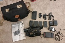 Panasonic NV-V10 Vintage VHS-C Camcorder Untested Read Description