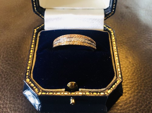 Tri coloured gold - tri-coloured, ring