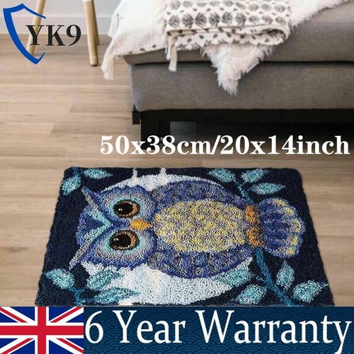 Owl latch hook rug diy - rug,
