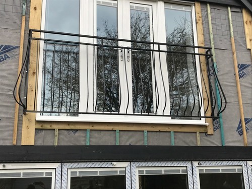 Metal juliet balcony made - metal, to