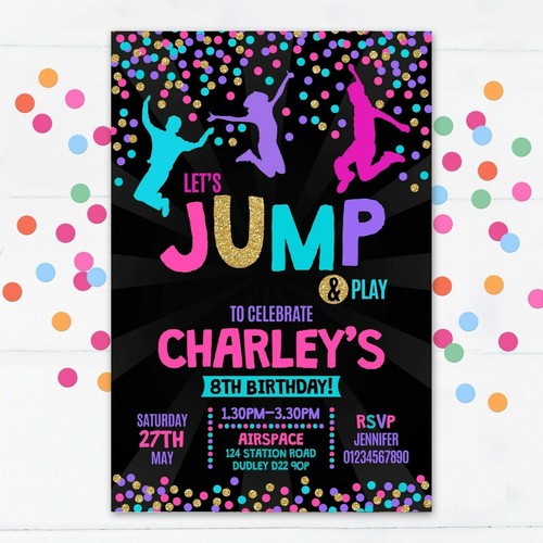 Personalised jump party - personalised,