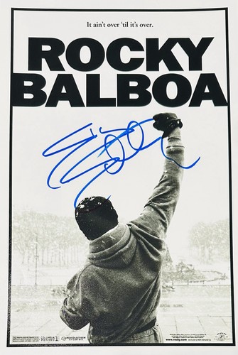 Sylvester stallone signed - sylvester,