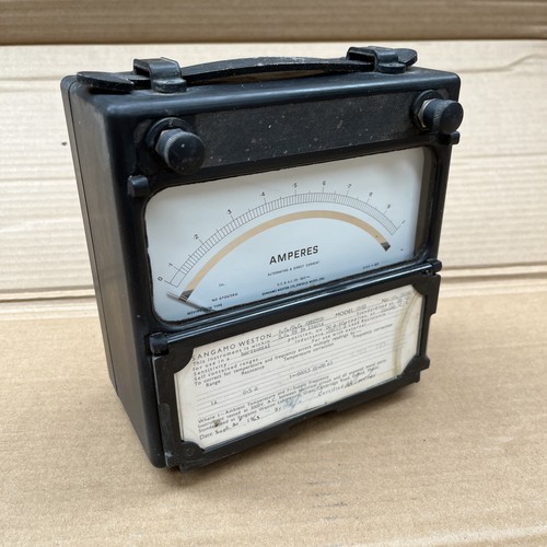 Vintage ammeter sangamo weston - sangamo,
