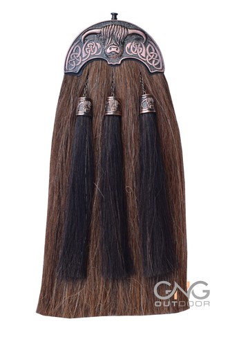 Brown horse hair - brown,