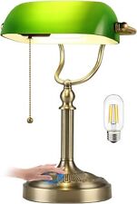 Dimmable Green Glass Banker