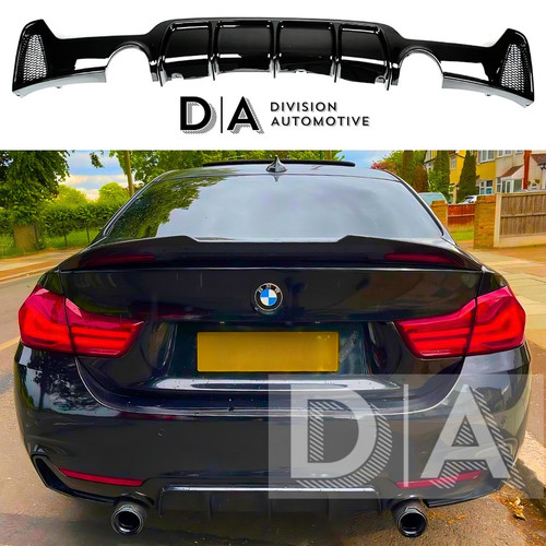 Gloss black rear - rear, diffuser