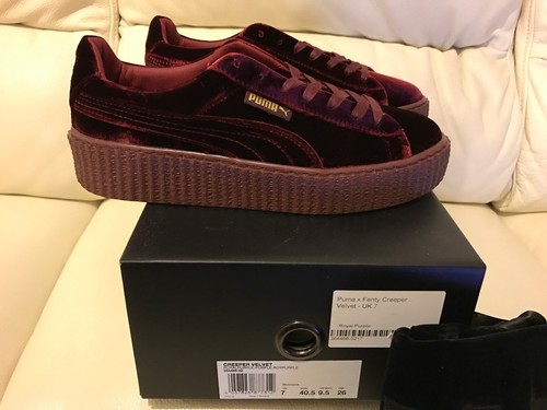 Puma rihanna burgundy - rihanna, red