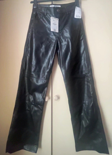 Bershka women black faux - bershka,
