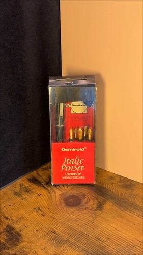 Vintage osmiroid italic pen - italic,